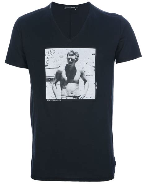 Dolce & Gabbana Steve Mcqueen Tshirt in Black for .